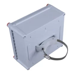 Pole Mounted Enclosure 210x190x100 ABS Grey 2-4 Inch