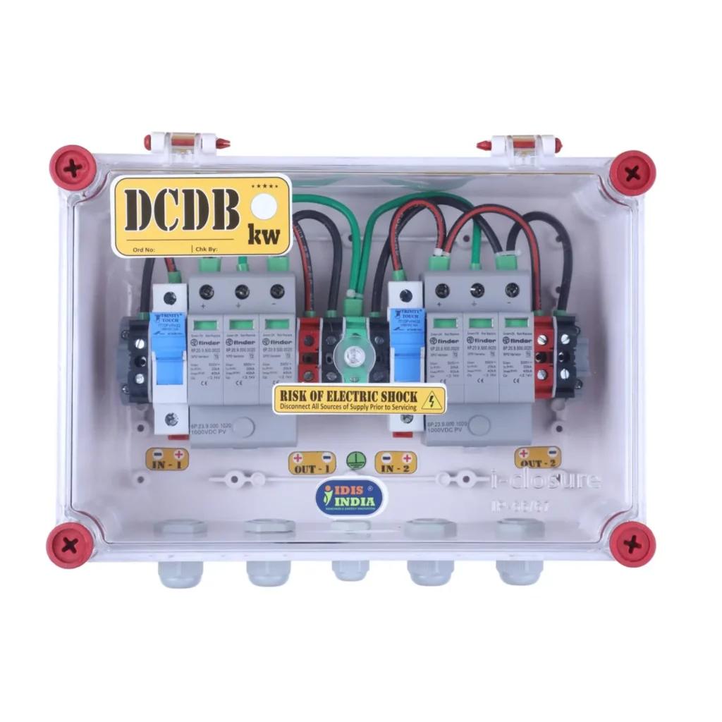 DCDB 2 IN 2 OUT 2 FUSE 2 SPD 1000V STANDARD