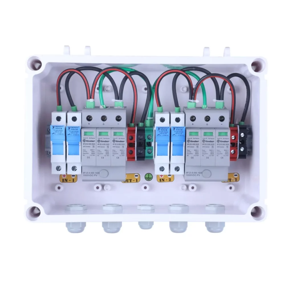 DCDB 2 IN 2 OUT 4 FUSE 2 SPD 1000V STANDARD TOP