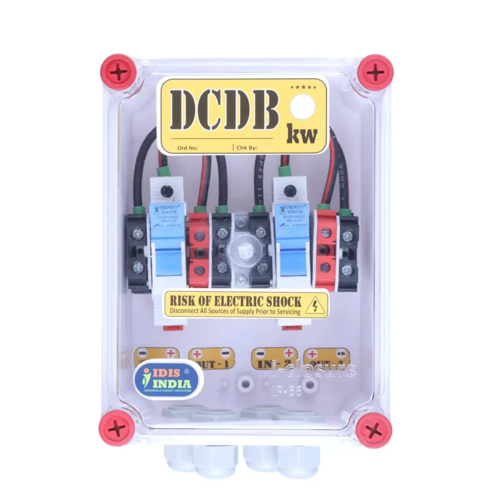 DCDB 2 in 2 out 2 Fuse 1000V Standard TOP2