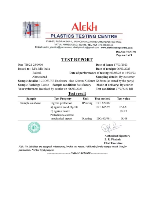 ID-1165-PCB-ENCLOSURE-TEST-REPORT