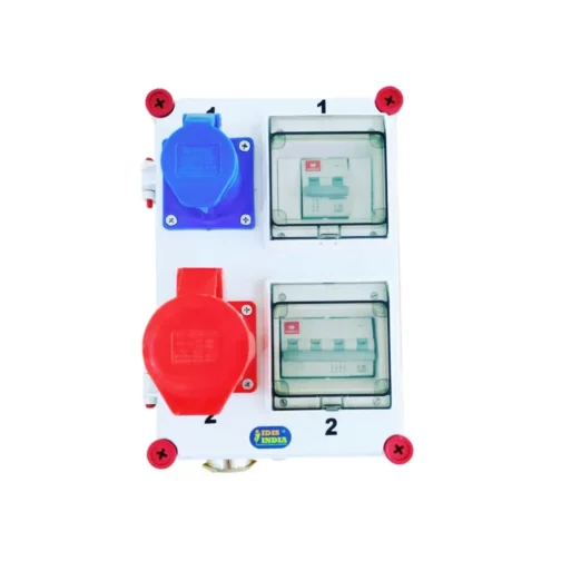 Industrial-Distribution-Board-with-Havells-32A-MCB-and-Plug-Socket-Single-Phase-Three-Phase-combined-with-Internal-wiring-top