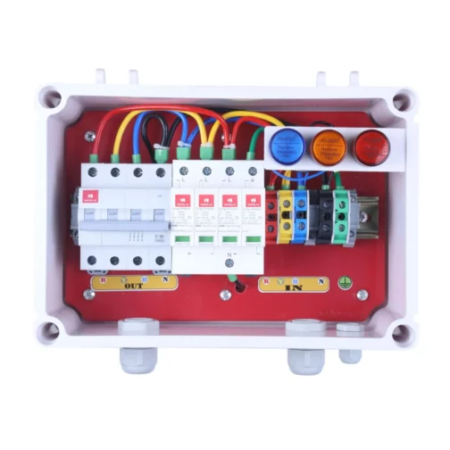 Three Phase ACDB 1 TO 10 KW MCB SPD RYB PRE TOP